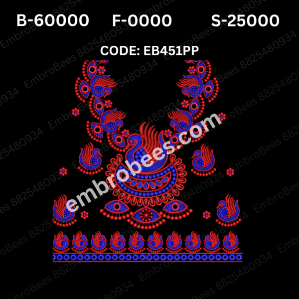 Pattu Pavadai Embroidery File DST