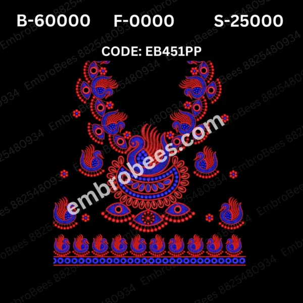 Pattu Pavadai Embroidery File DST