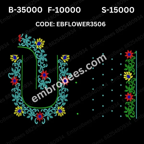 EB FLOWER 3506 Embroidery Design DST File