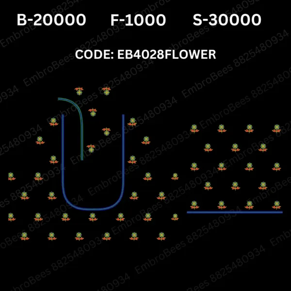 EB4028 FLOWER Embroidery Design DST FIle (Copy)