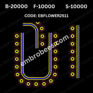 EB FLOWER 2511 Embroidery Design DST File