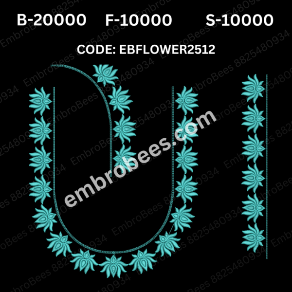 EB FLOWER 2512 Embroidery Design DST File