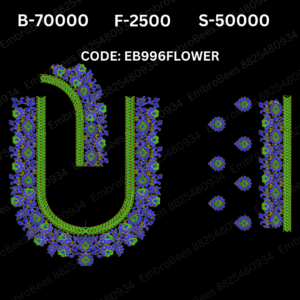 FLOWER Embroidery Design DST File