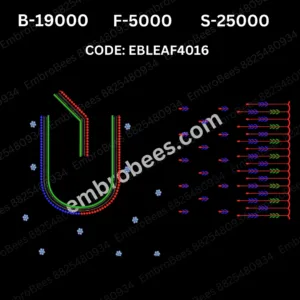 EB LEAF 4016 Embroidery Design DST File