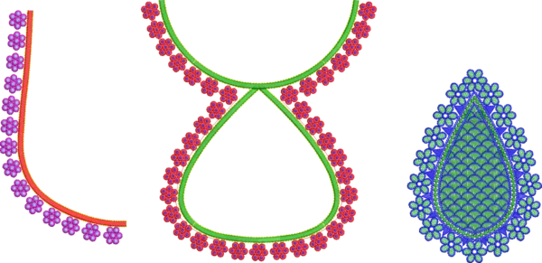 EB4029 FLOWER Embroidery Design DST File