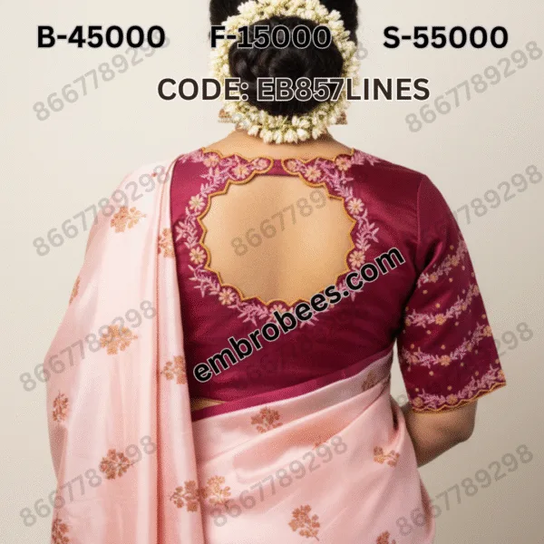 Dynamic Lines Geometric Blouse Design - EB857LINES