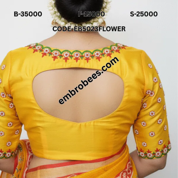 Simple Flower Embroidery Pattern - EB5023FLOWER