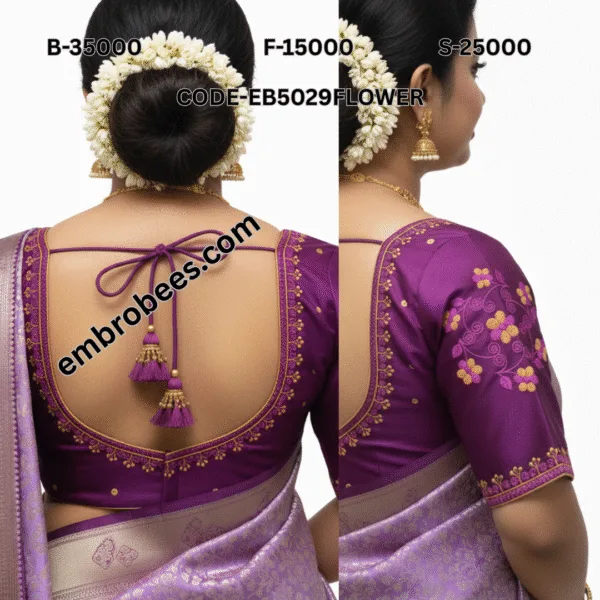 Artistic Floral Pattern for Blouses - EB5029FLOWER