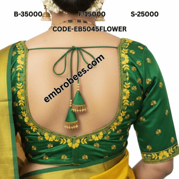 Elegant Floral Spray Embroidery - EB5045FLOWER